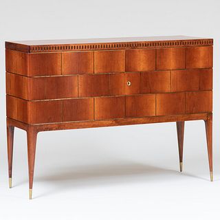 Attributed to Paolo Buffa Mahogany and Brass Sideboard
