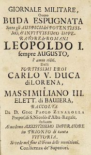 Zenarolla, Giovanni PaoloGiornale militare, ouero Buda espugnata sotto gli auspicii del ... Imperatore ... Leopoldo I. ... l