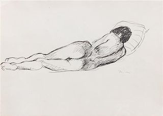 Karl Mattern, (American, 1892-1969), Reclining Nude