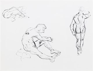 John Edward Heliker, (American, 1909-2000), Nude Studies