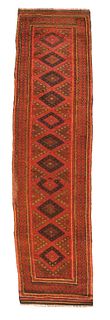 Afghan Long Rug, 2’ x 7’10” (0.61 x 2.39 M)