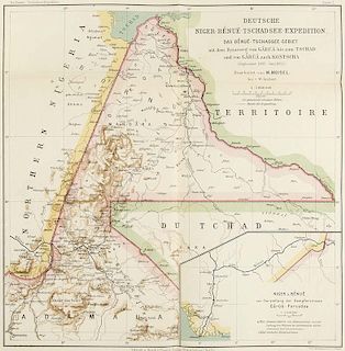 Bauer, FritzDie Deutsche Niger-Benue-Tsadsee-Expedition 1902-1903. Mit 45 Abbildungen und 2 Karten nach Aufnahmen der Expedi