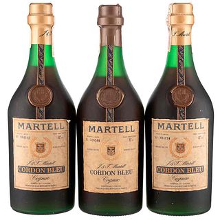 Martell. Cordon Bleu. Cognac. France. Piezas: 3.