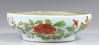 Antique Chinese Porcelain Low Bowl