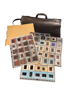 VLADIMIR KAGAN'S Own Personal Briefcase w Photo Slides