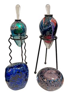 Collection Post Modern Art Glass Sgd. PETER PATTERSON