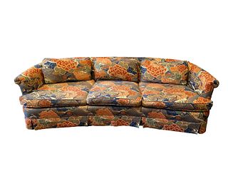 Fabulous Jack Lenor Larsen Style Chinoiserie Sofa