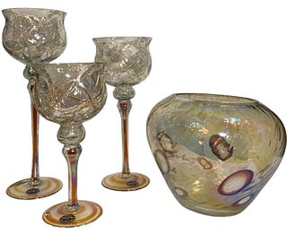 Collection Iridescent JOZEFINA Art Glass