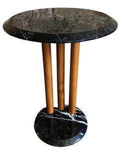 Italian Post Modern Marble Side Table, Stone International 