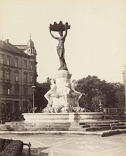 Scholz, RobertAlbum mit 20 großformatigen Original-Photographien mit Ansichten von Goerlitz. Vintages um 1880. Albumin. 22