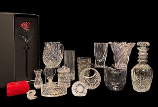 Collection WATERFORD, BACCARAT, ART VANNES France, KOSTA BODA, ORREFORS Crystal Articles  
