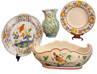 Collection Assorted Italian Pottery