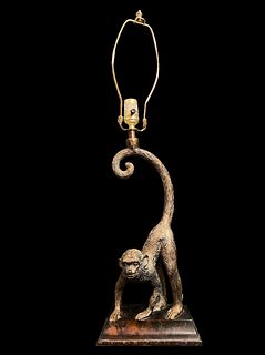 IMO MAITLAND-SMITH Figural Monkey Lamp 