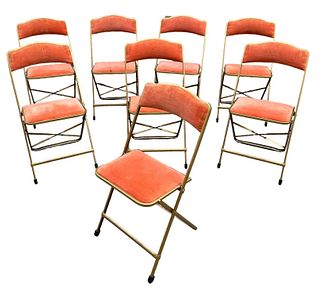 Art Deco A. FRITZ & CO. Folding Chairs Set of 8