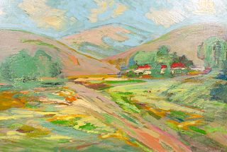 Juan Guzman-Maldonado (California/Chile, b. 1948) Carmel, CA Landscape