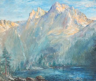 C. C. Hamilton (20th Century) Mountain Landscape