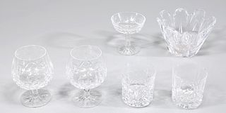 Group of Six Fine Crystal, Waterford, Orrefors