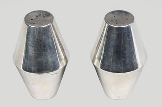 Pair Reed & Barton Sterling Silver Salt and Pepper Shakers