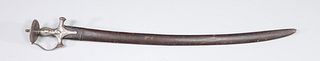 Antique Indo-Persian Talwar Sword with Scabbard
