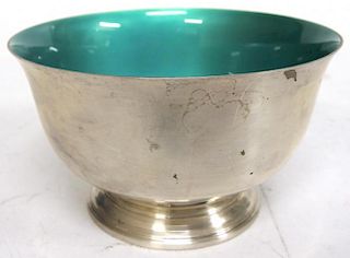 Towle Enameled Sterling Silver Bowl