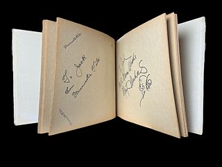 Antique Autograph Signature Books For Jack, Battag