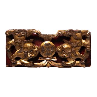 Carved Gilt Wood Wall Decoration