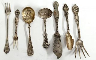 Assorted Silver Serving Pieces