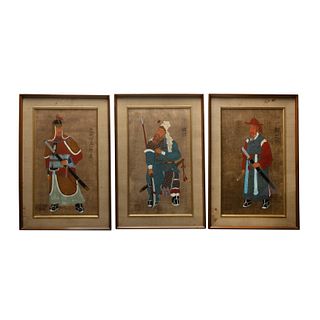 Three Paintings Of "Romance Of The Three  Kingdoms