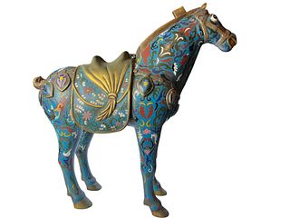 Chinese Cloisonne Horse