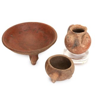 Three Pre-Columbian Terracotta Vessels, Bowl