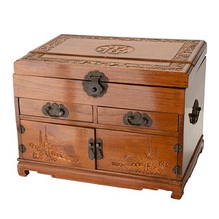 Chinese Wood Jewlery Box
