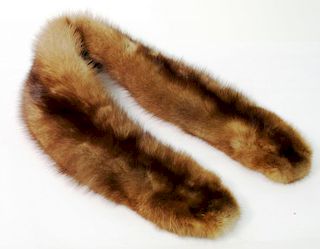Vintage Russian Sable Fur Neck Ruff