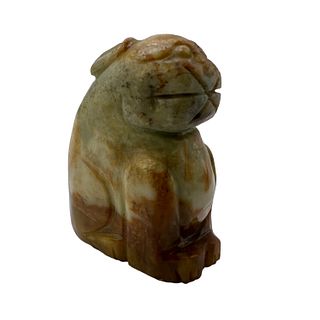 Jade Carved Figure Of Cat