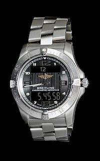 A Titanium Ref. E79362 Aerospace Multi Function Wristwatch, Breitling,