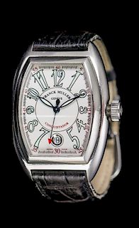 A Stainless Steel Conquistador SC Wristwatch, Franck Muller,