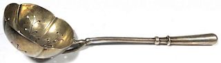 Small Sterling Silver Skimmer Ladle