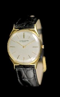 An 18 Karat Yellow Gold Cal. 6099 Wristwatch, Vacheron Constantin, Circa 1950,