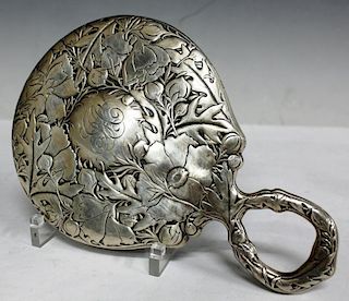 Gorham Chased & Repoussé Sterling Hand Mirror