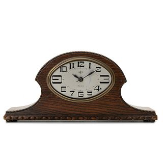 8-Day Sessions Mantel Clock, Dep, Made In France