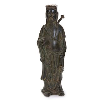 Chinese Bronze Ming Dyn Figure