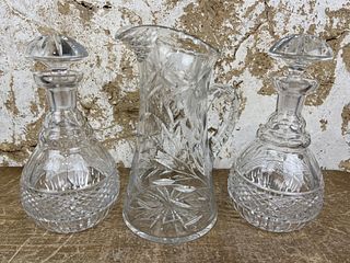Crystal Decanters and Pitchers