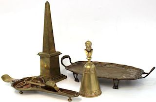 Group of Assorted Vintage Brass Items