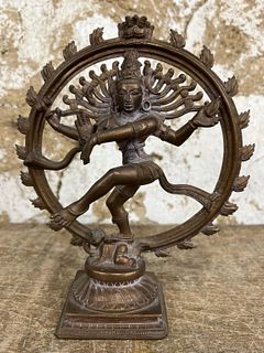 Bronze Hindu Figure