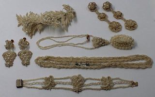JEWELRY. Miscellaneous Grouping of Seed Pearl