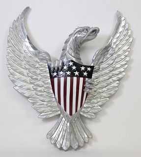 Federal Style Silver Gilt Carved Eagle, Contemporary