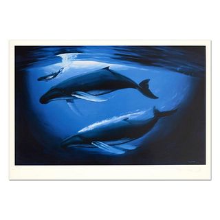 A Sea of Life Limited Edition Lithograph by Renowned Artist Wyland, Numbered and Hand Signed with Certificate of Authenticity.