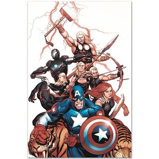 Marvel Comics "Ultimate New Ultimates #5" Numbered Limited Edition Giclee on Canvas by Frank Cho with COA.