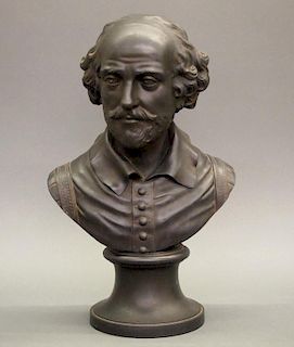 Wedgwood Basalt bust of Shakespeare