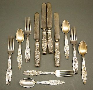 Whiting "Lily of the Valley" Sterling flatware