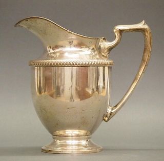 Fisher Sterling water pitcher